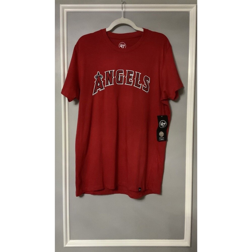 XXL Los Angeles Angels Albert Pujols 47 MVP SUPER TEE Red Men's NWT